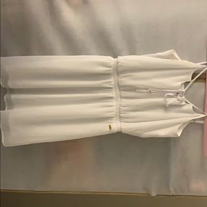 White mini dress
